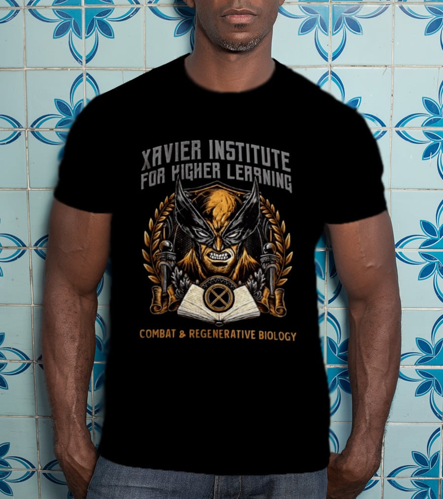 Xavier Institute For Higher Learning Wolverine Combat Regenerative Biology T-Shirt