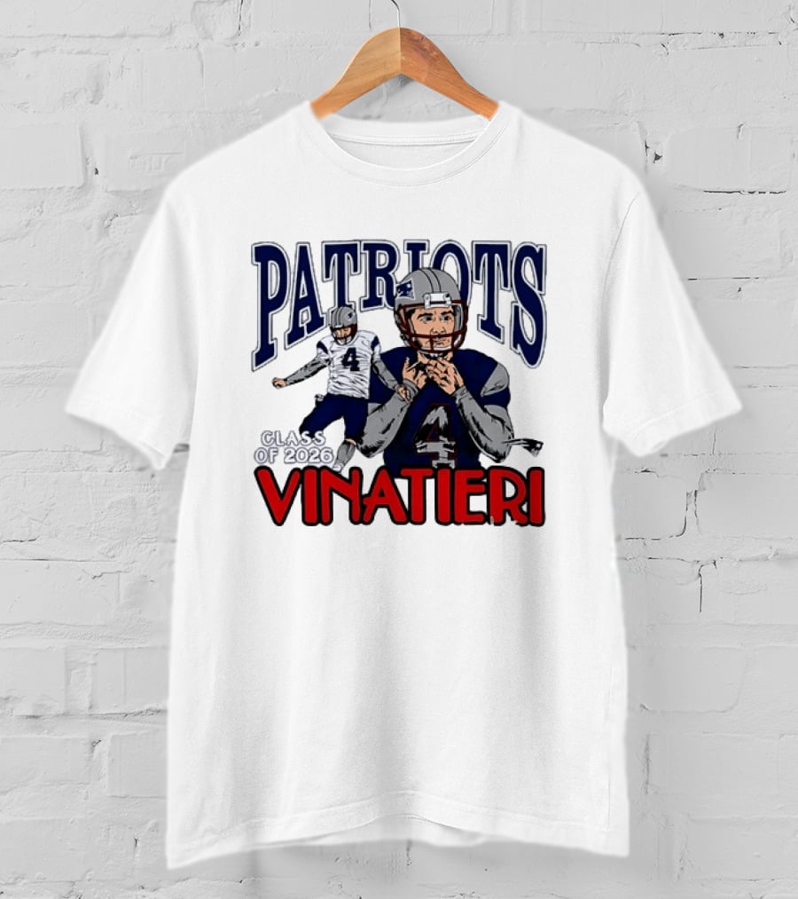 Patriots Vinatieri Class Of 2026 T-Shirt