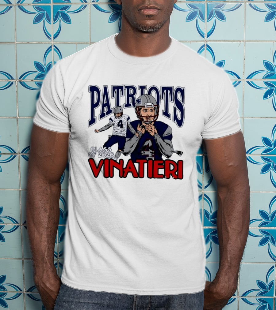 Patriots Vinatieri Class Of 2026 T-Shirt