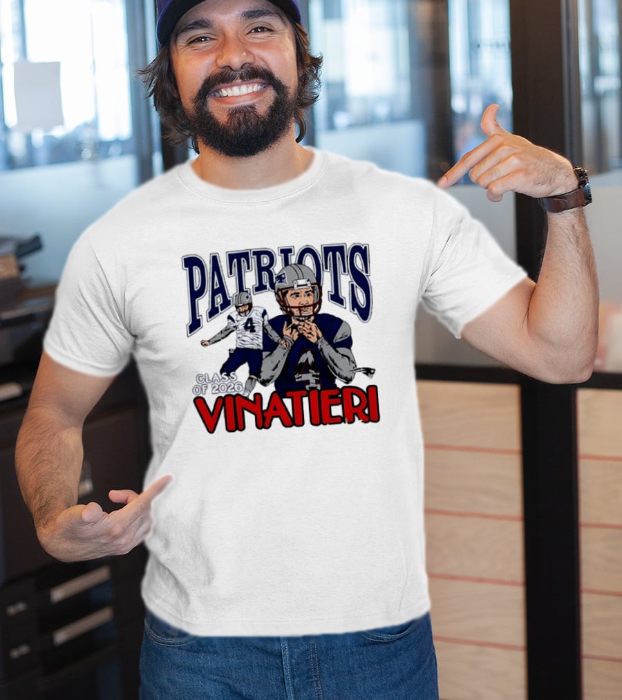 Patriots Vinatieri Class Of 2026 T-Shirt