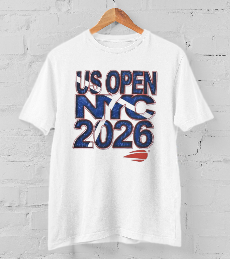 US Open NYC 2026 Tennis New York City Distressed T-Shirt