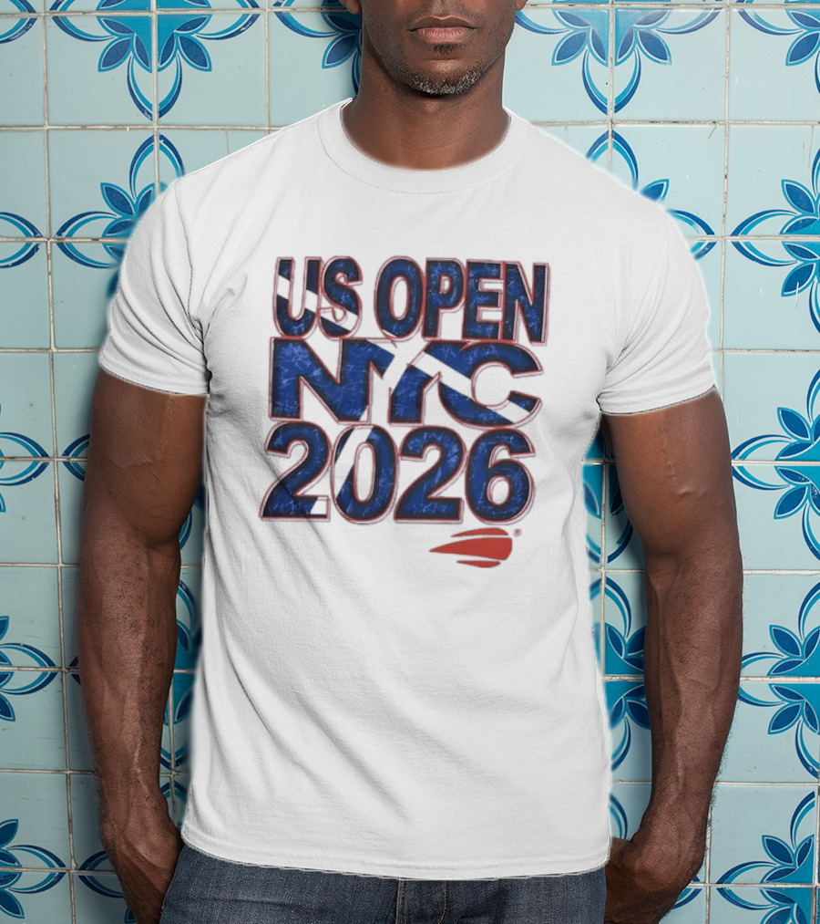 US Open NYC 2026 Tennis New York City Distressed T-Shirt