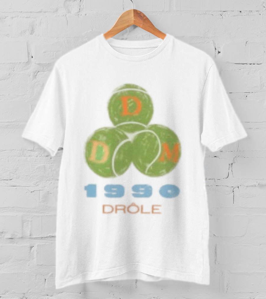 Droles De Monsieur 1990 DDM Tennis Balls T-Shirt
