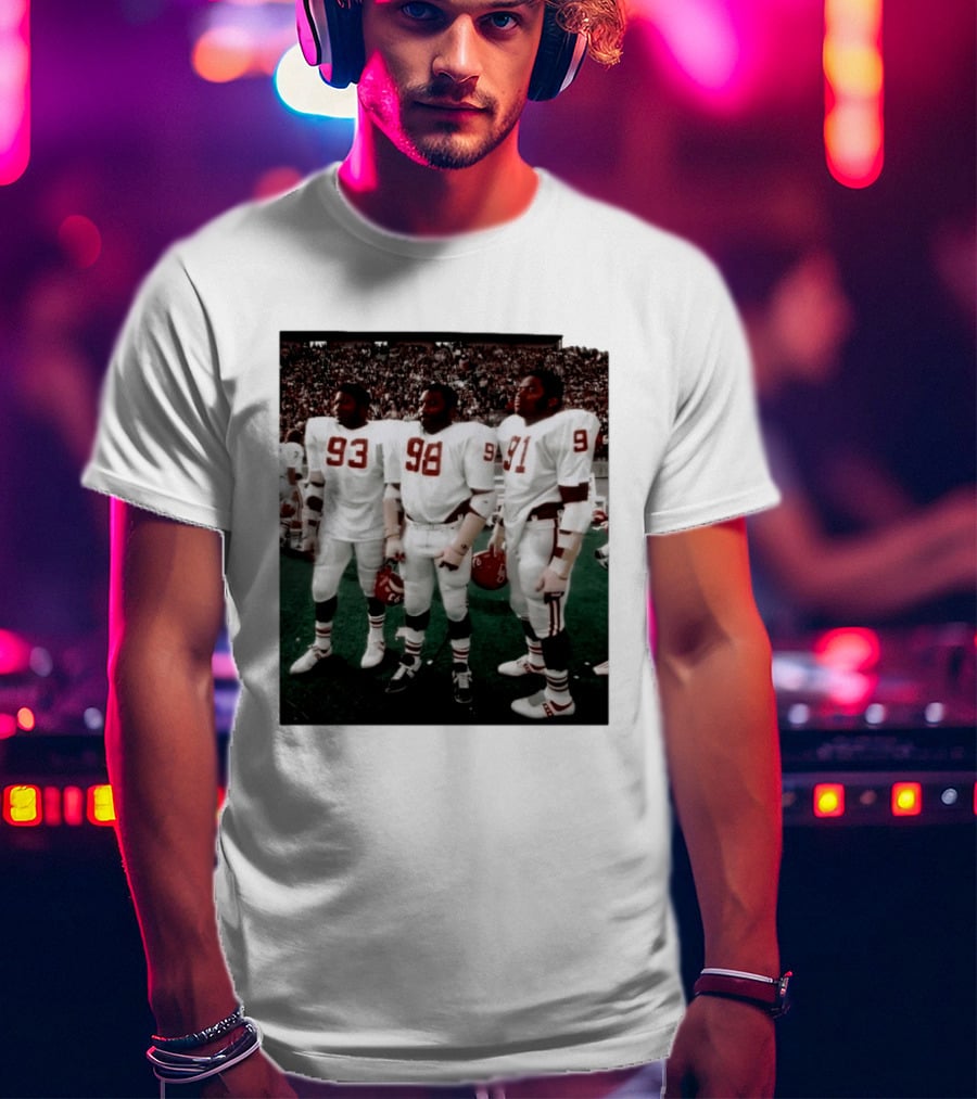 Oklahoma Sooners Football Players 93 98 91 On Field Sports Team Fan Gear T-Shirt