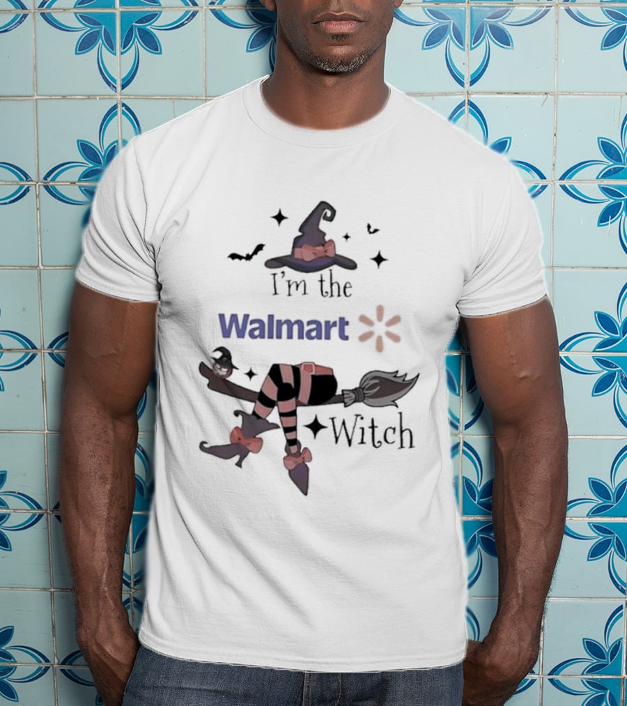 I'm The Walmart Witch Broomstick Hat Halloween 2026 T-Shirt