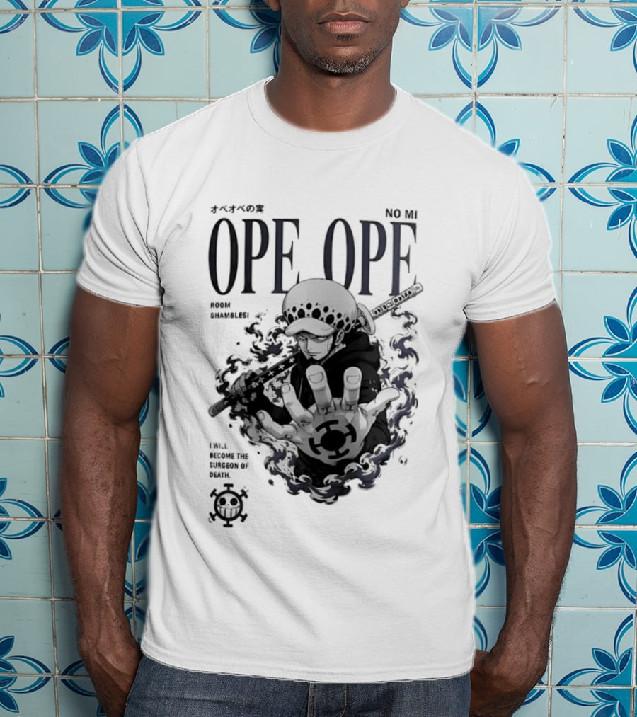 Ope Ope No Mi Trafalgar Law Surgeon Of Death One Piece T-Shirt