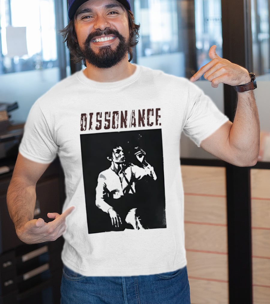 Dissonance Bruce Lee Distressed T-Shirt
