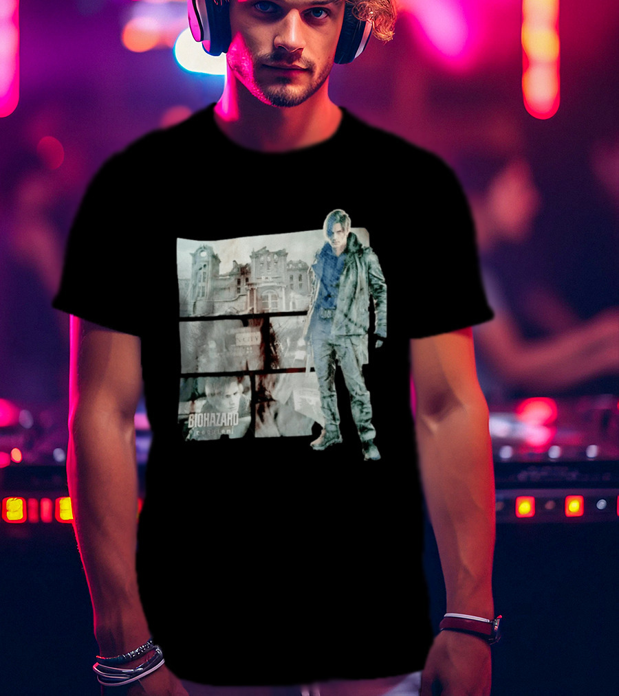 Leon S Kennedy Biohazard Requiem Raccoon City Survival Horror Game Series T-Shirt