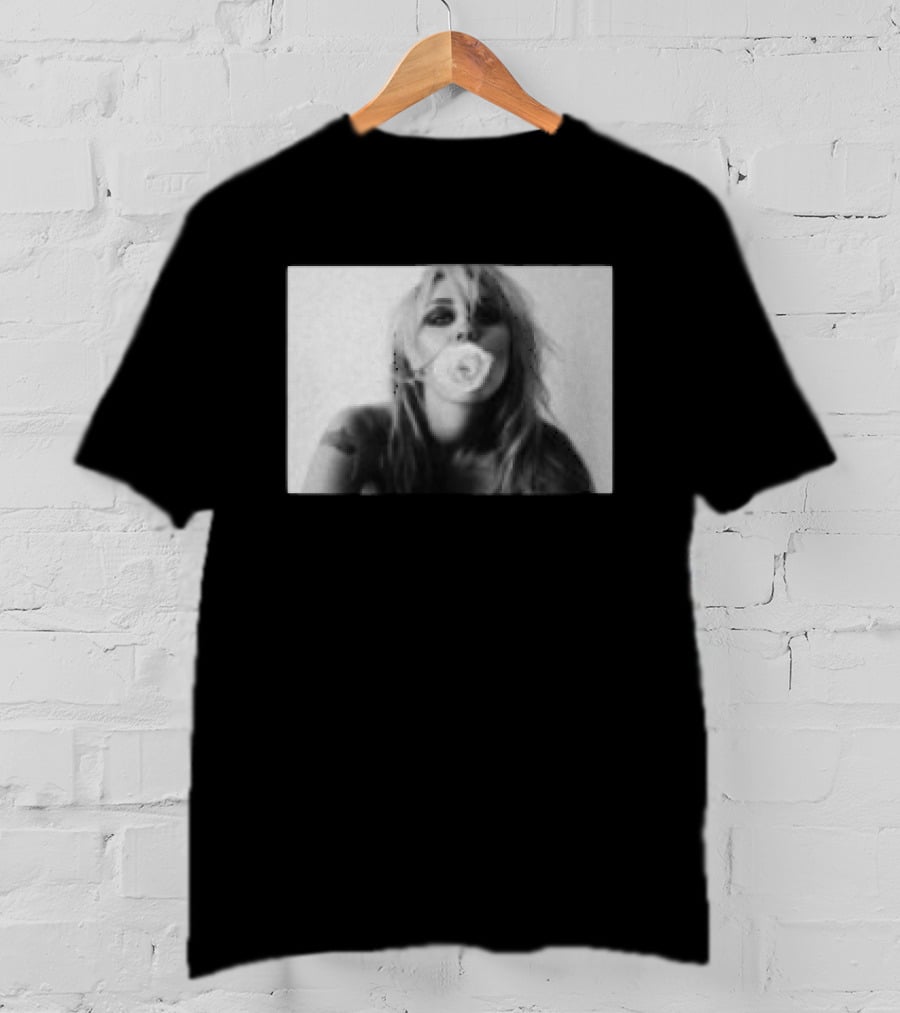 Miley Store Bass Persuades Black Bubblegum Pop T-Shirt
