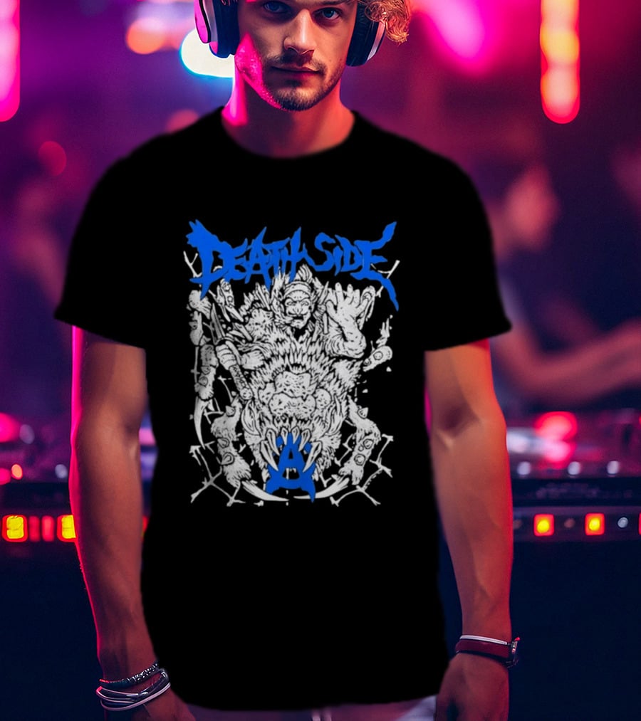 Death Side Band Hardcore Punk Anarchy Monster T-Shirt