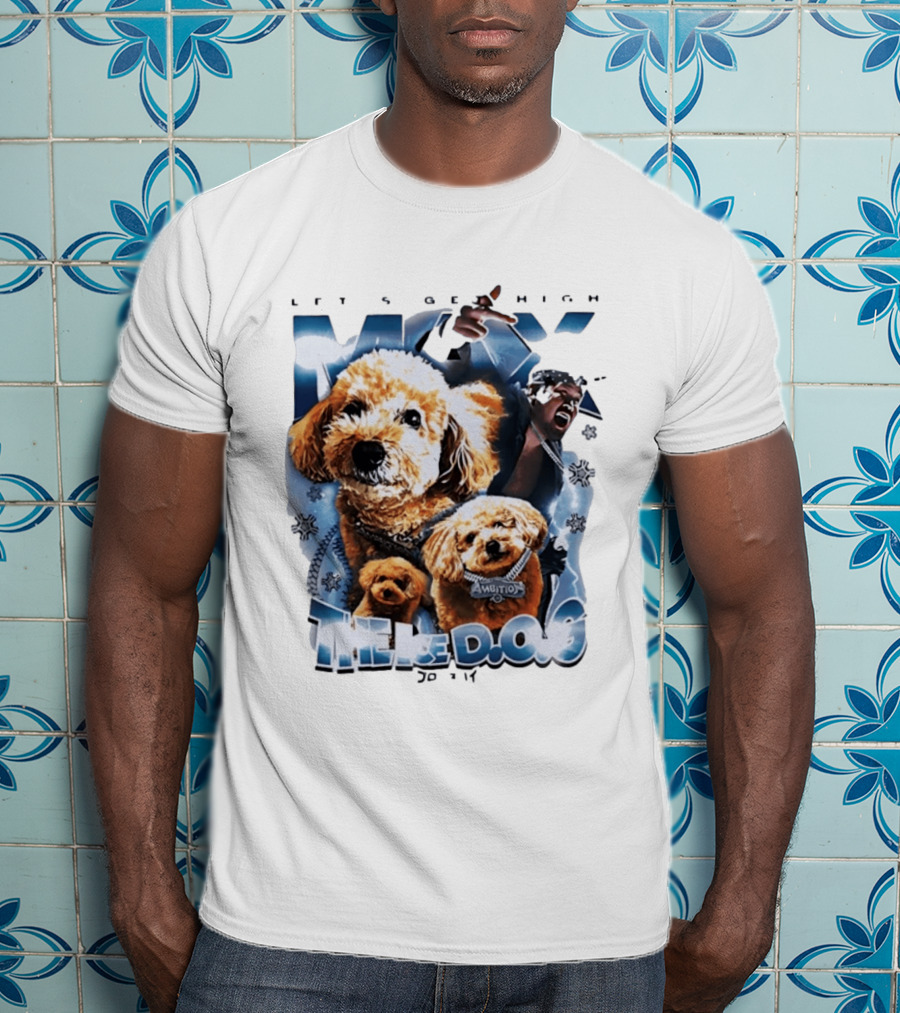 Max The Ice DOG Let's Get High NJPW Pro Wrestling Ambition T-Shirt