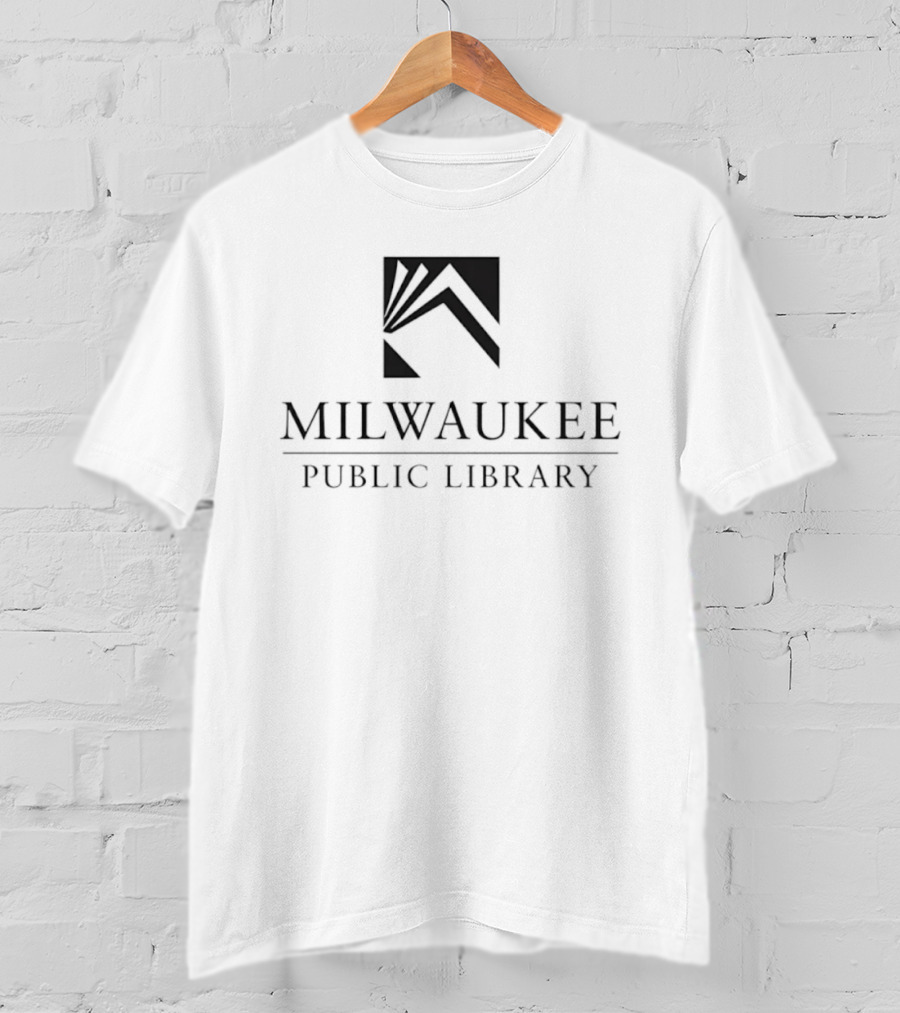 Milwaukee Public Library Wisconsin Book Stack T-Shirt