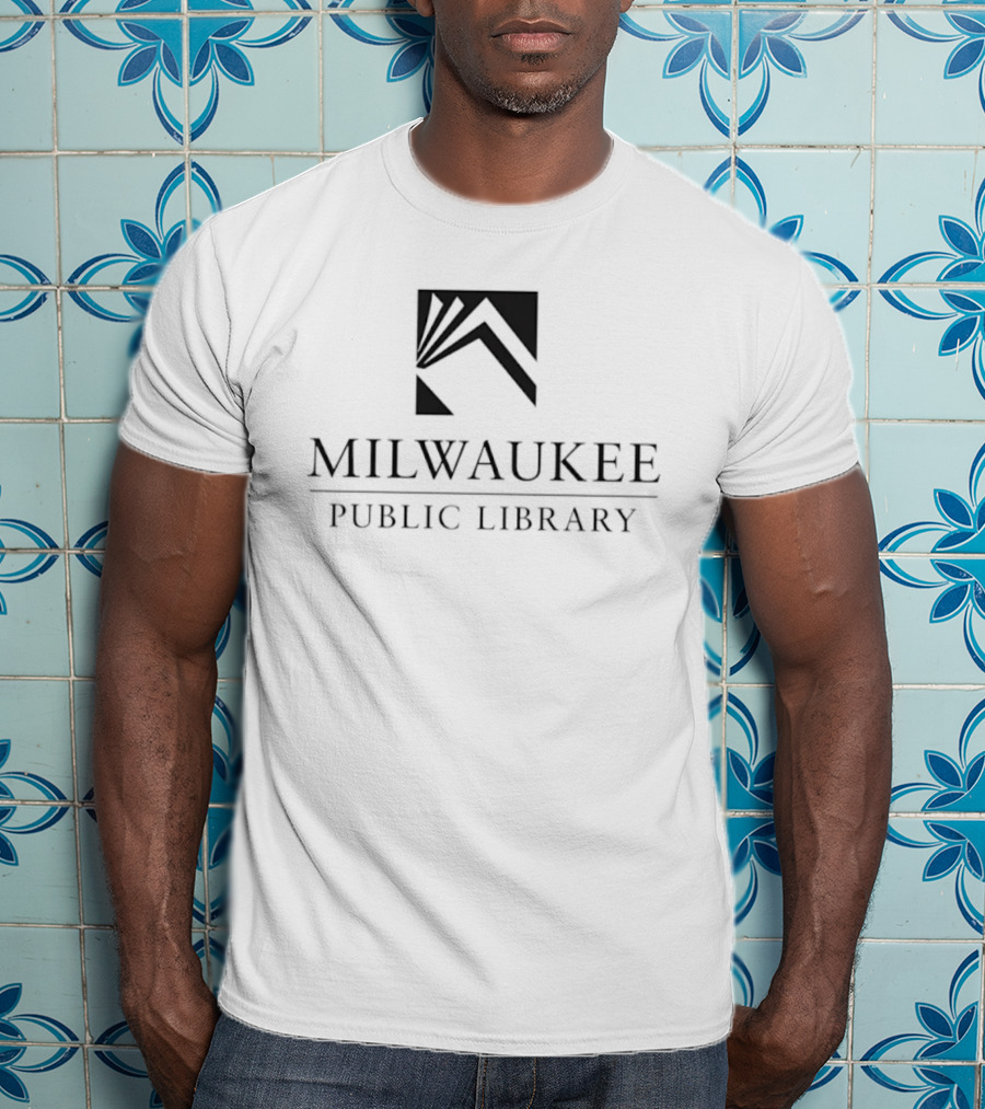 Milwaukee Public Library Wisconsin Book Stack T-Shirt