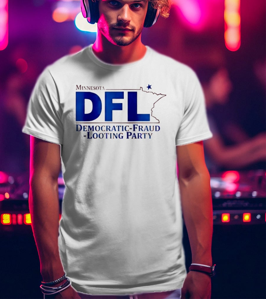 Minnesota DFL Democratic Fraud Looting Party Map Star T-Shirt
