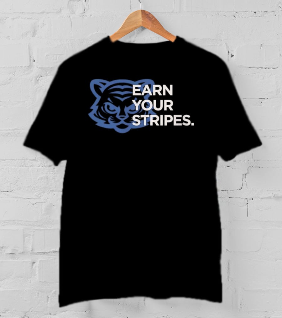 Detroit Tigers Earn Your Stripes MLB T-Shirt