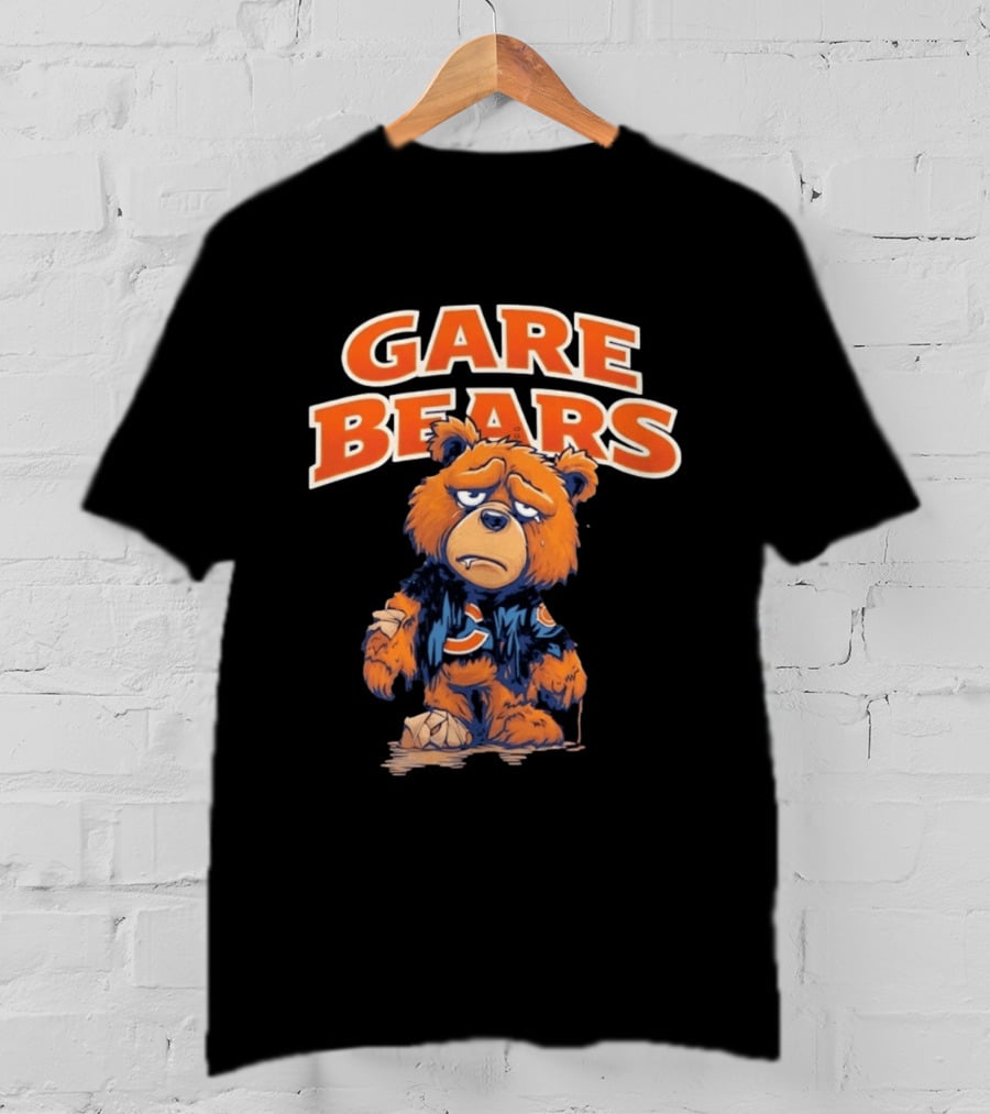 Gare Bears Sad Bear Chicago Bears Football T-Shirt