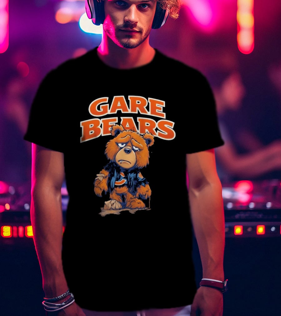 Gare Bears Sad Bear Chicago Bears Football T-Shirt