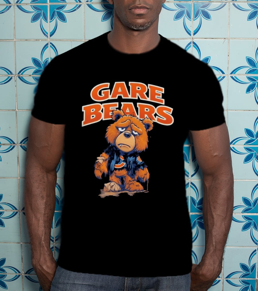 Gare Bears Sad Bear Chicago Bears Football T-Shirt