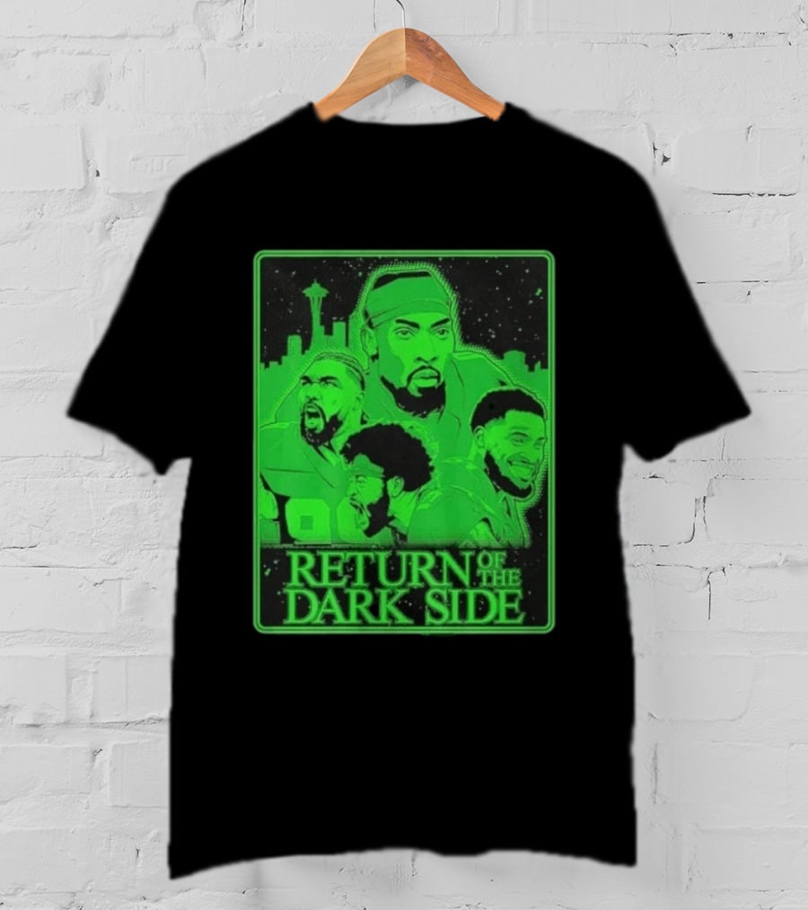 Seattle Seahawks Return Of The Dark Side Skyline Players Green Sports T-Shirt