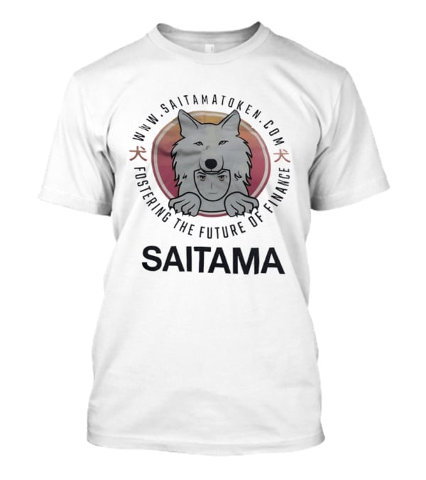 SaitamaToken Fostering The Future Of Finance Wolf Head T-Shirt