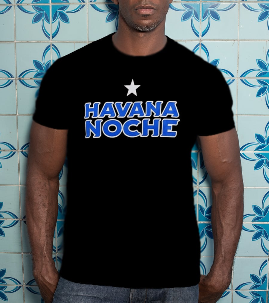 Havana Noche Star Decoration Cuba Night Travel T-Shirt