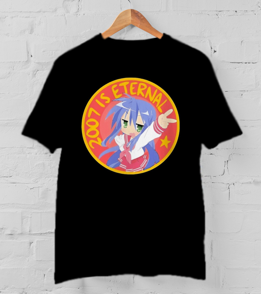 Konata Izumi 2007 Is Eternal Lucky Star Anime T-Shirt