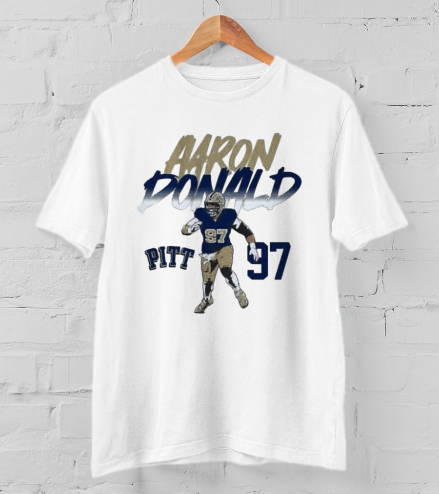 Aaron Donald 97 Pitt Panthers Football T-Shirt