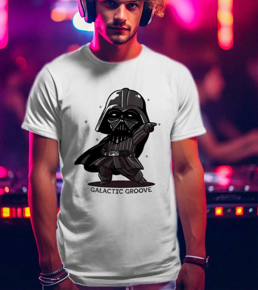 Star Wars Darth Vader Galactic Groove Chibi T-Shirt