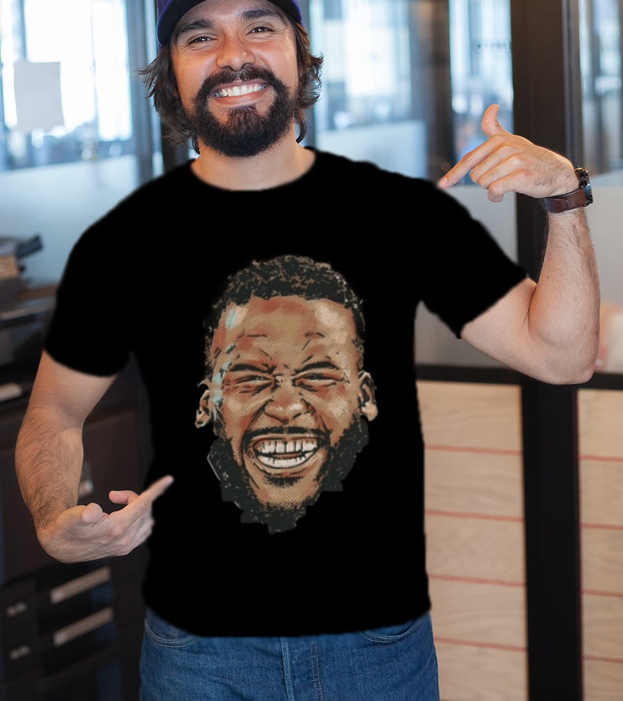 Aaron Donald 99 Halftone Stylized Caricature T-Shirt
