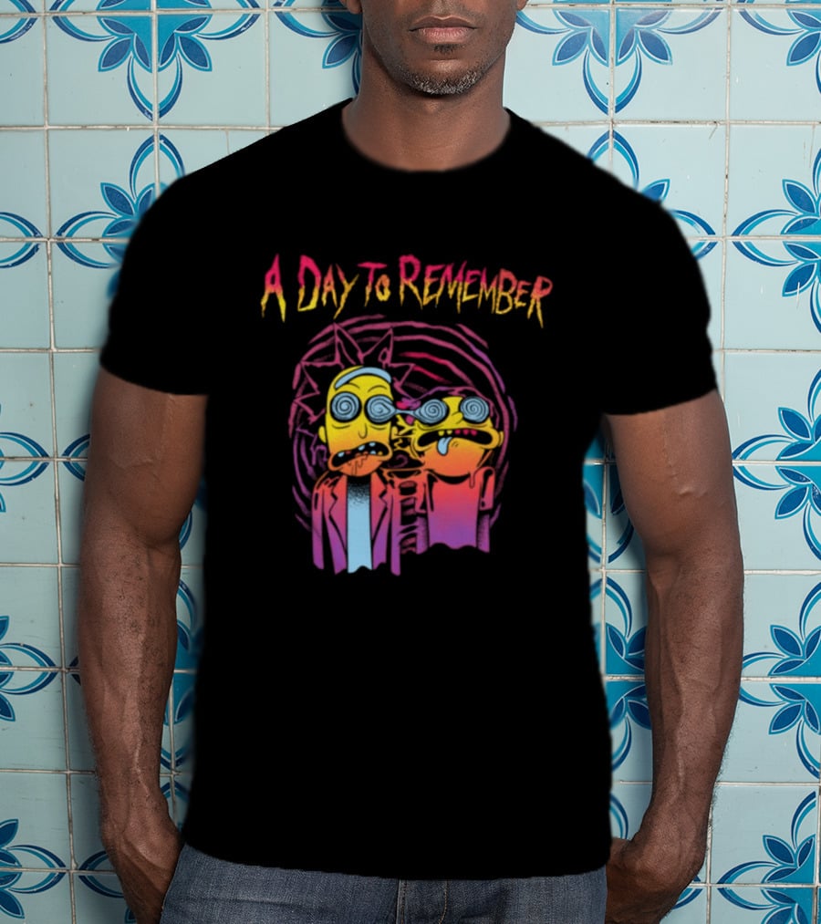 A Day To Remember Hypnotize Cartoon Characters Psychedelic T-Shirt