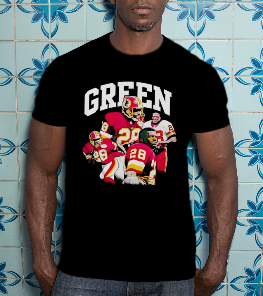Darrell Green 28 Washington Football Legends Redskins NFL T-Shirt