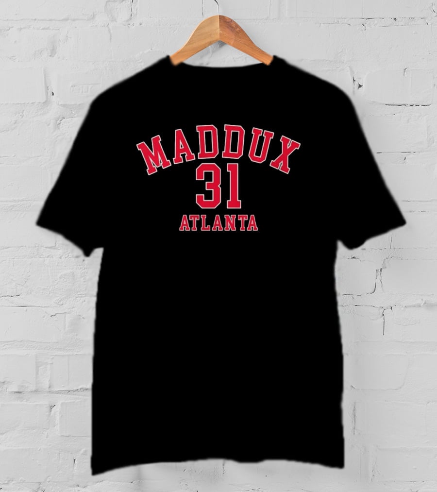 Greg Maddux 31 Atlanta Braves MLB T-Shirt
