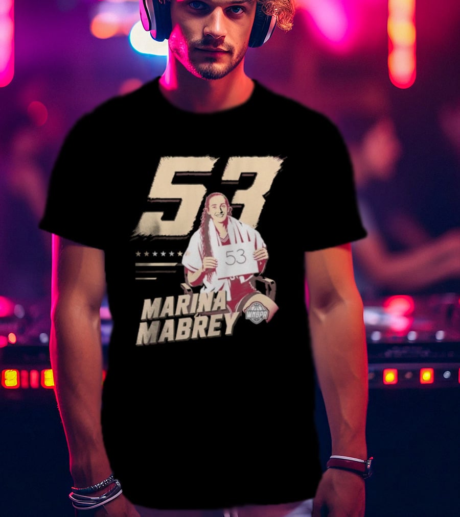 Marina Mabrey 53 Notre Dame Fighting Irish Basketball T-Shirt