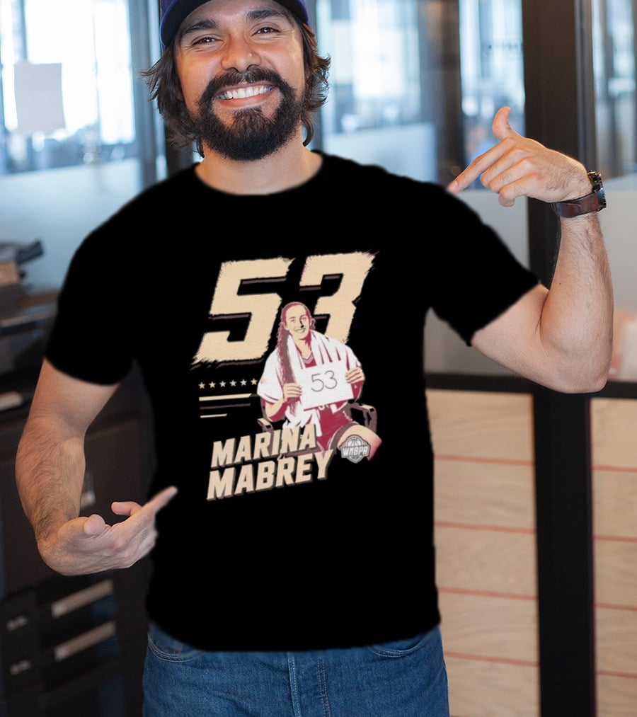 Marina Mabrey 53 Notre Dame Fighting Irish Basketball T-Shirt