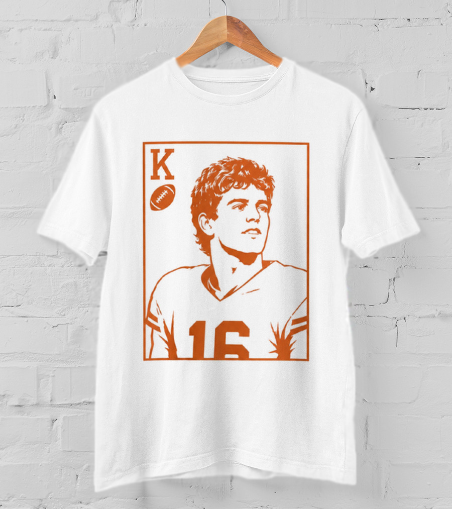 Arch Manning KO Football Card 16 T-Shirt