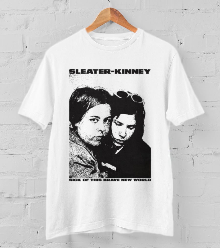 Enterthenight Gallery Store Sleater Kinney Sick Of This Brave New World T-Shirt