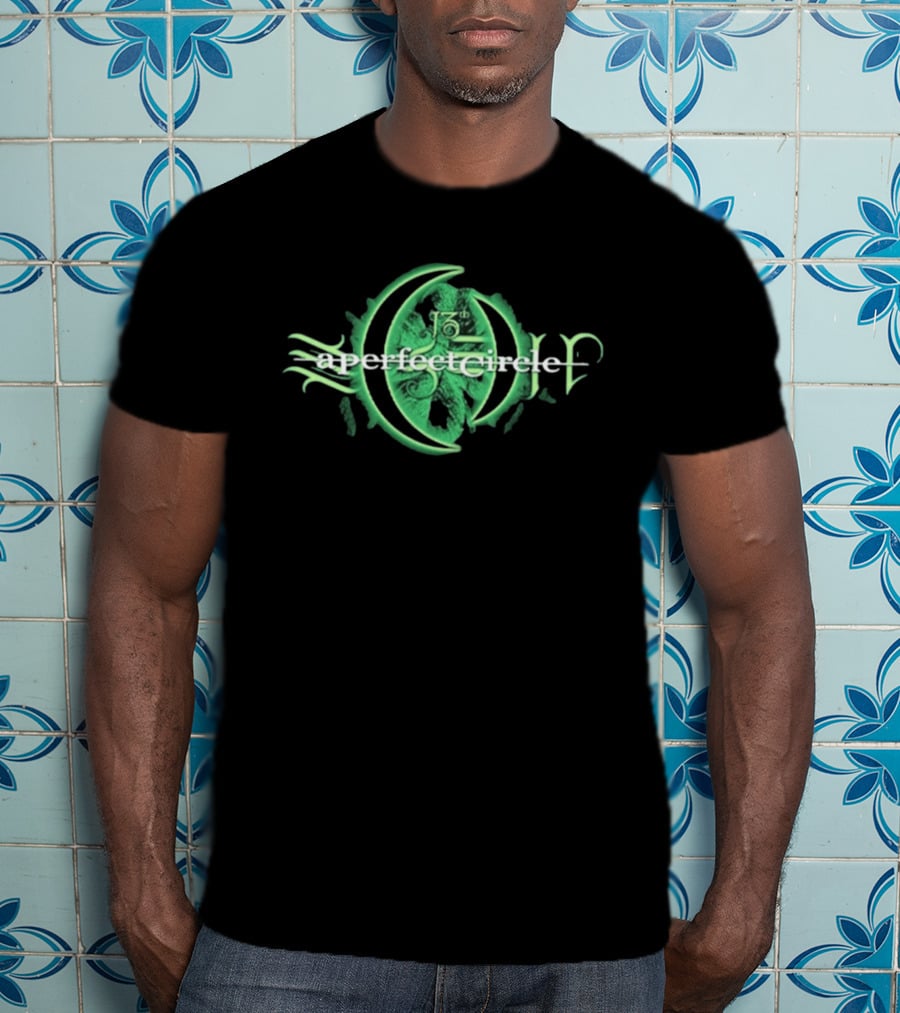 A Perfect Circle 13th Step Orestes Green Swirl T-Shirt