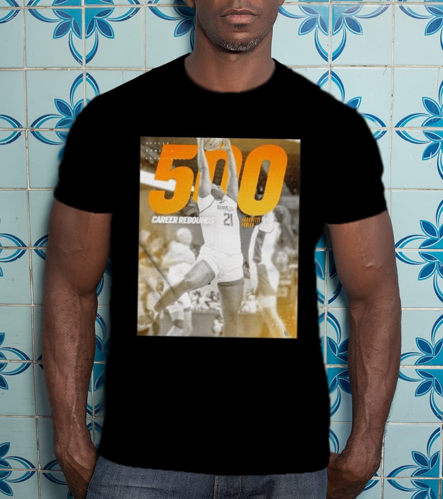 Baylor Bears Aaronette Vonleh 500 Career Rebounds T-Shirt