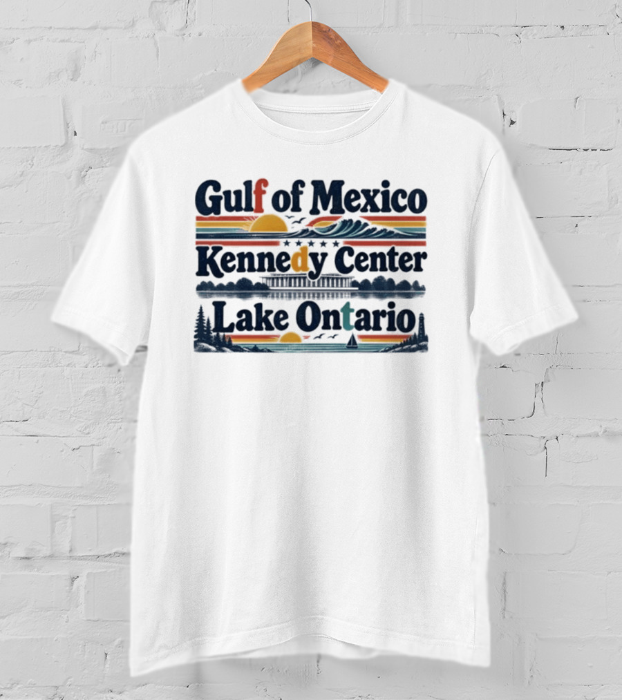 Gulf Of Mexico Lake Ontario Kennedy Center Resist Fdt T-Shirt