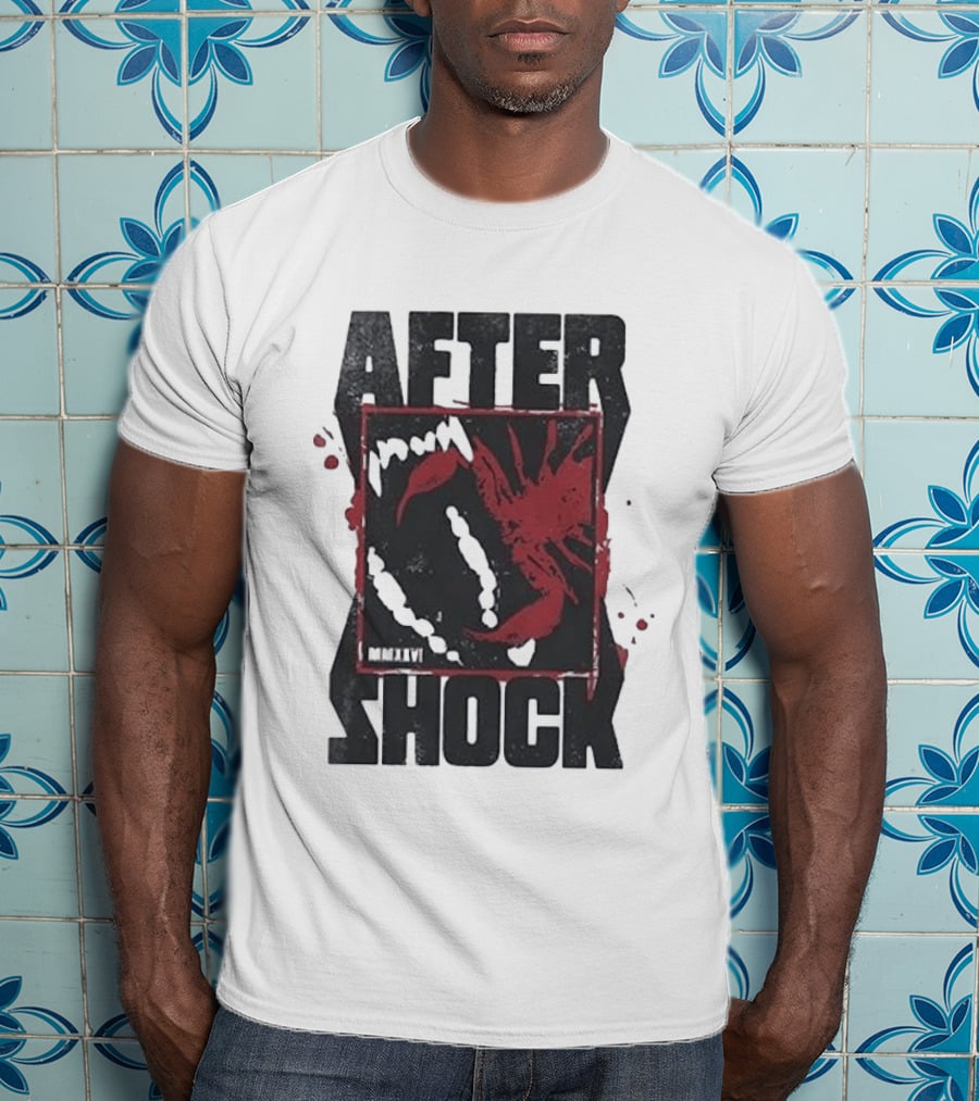 Aftershock Louder Than Life Stinging Lineup Red Splatter T-Shirt