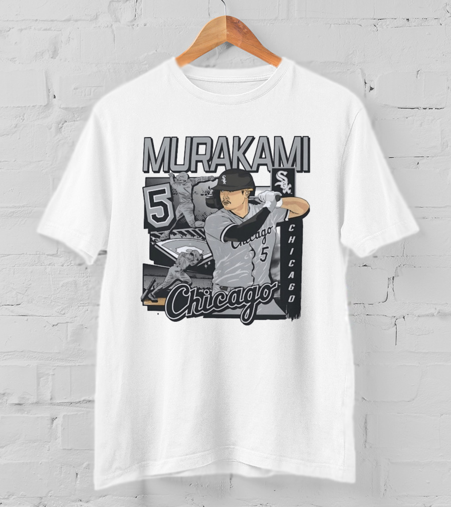 Munetaka Murakami Chicago White Sox 5 Baseball Player Number 5 Chicago White Sox T-Shirt
