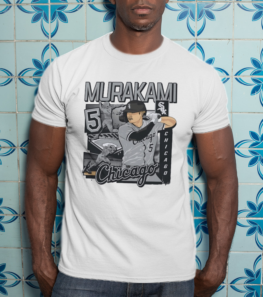 Munetaka Murakami Chicago White Sox 5 Baseball Player Number 5 Chicago White Sox T-Shirt