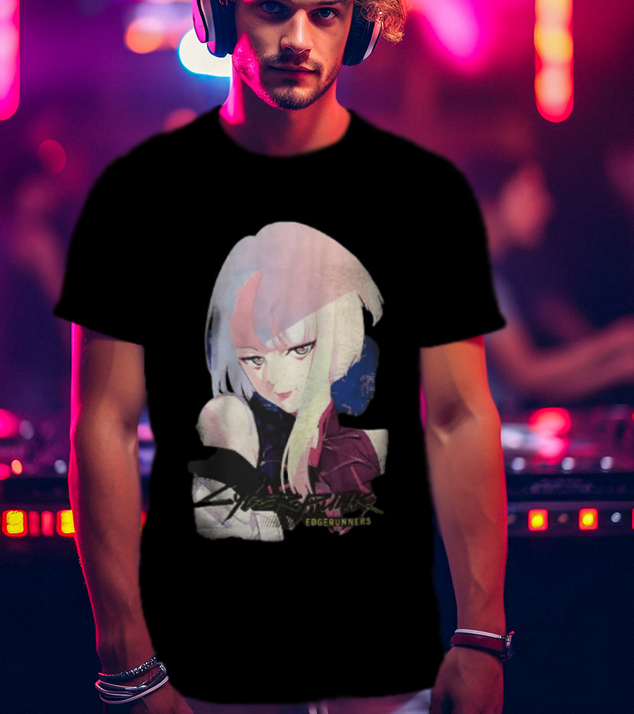 Cyberpunk Edgerunners Lucyna Kushinada Colorful Anime T-Shirt