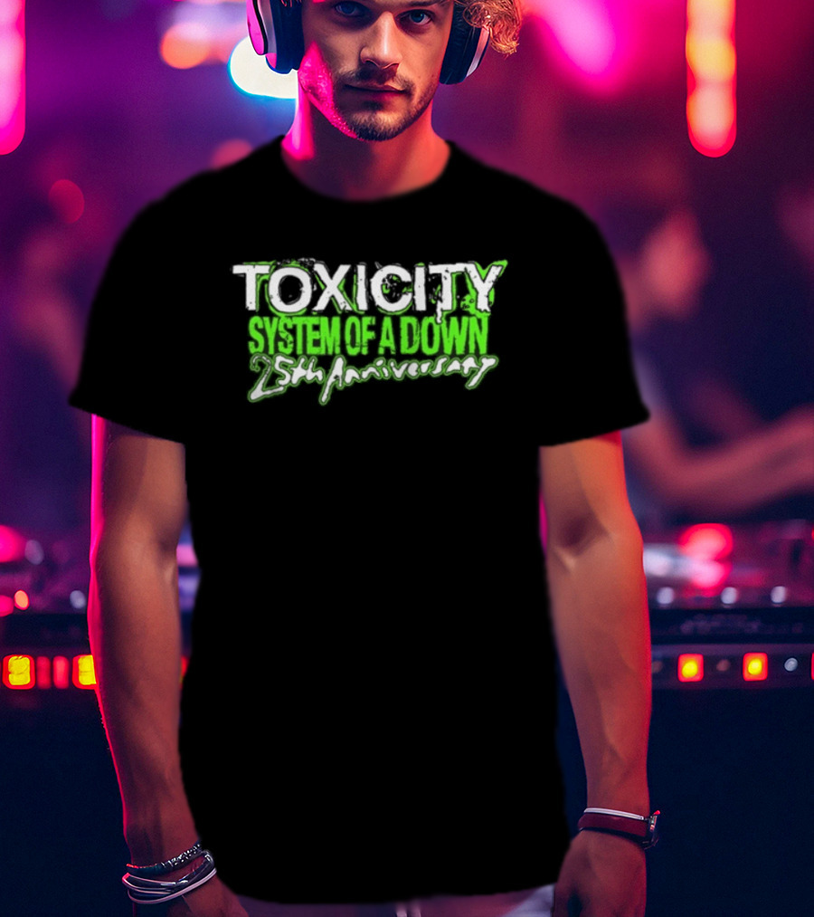 Toxicity System Of A Down 25th Anniversary T-Shirt