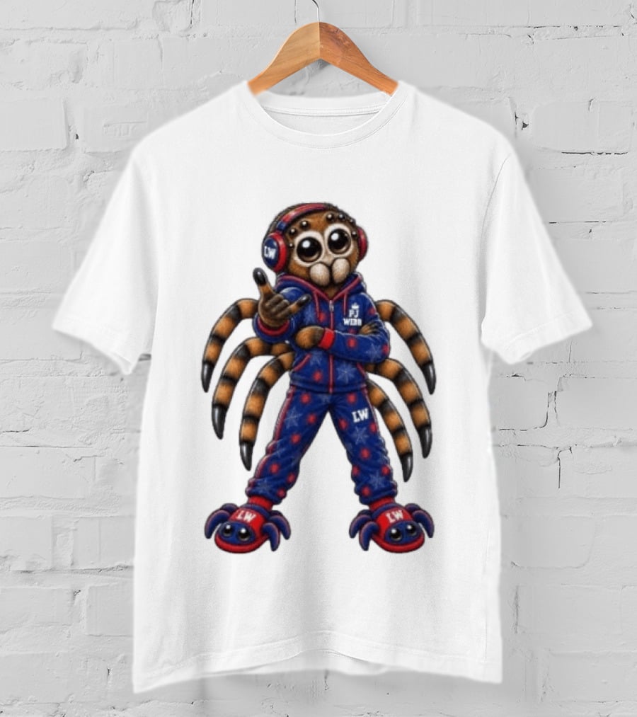 PJ Black Spidey PJ Webb LW Spider Character In Blue Red Outfit T-Shirt