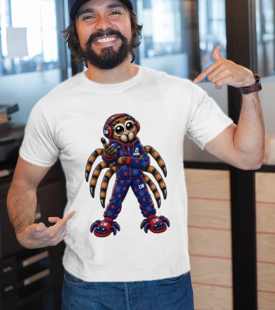 PJ Black Spidey PJ Webb LW Spider Character In Blue Red Outfit T-Shirt