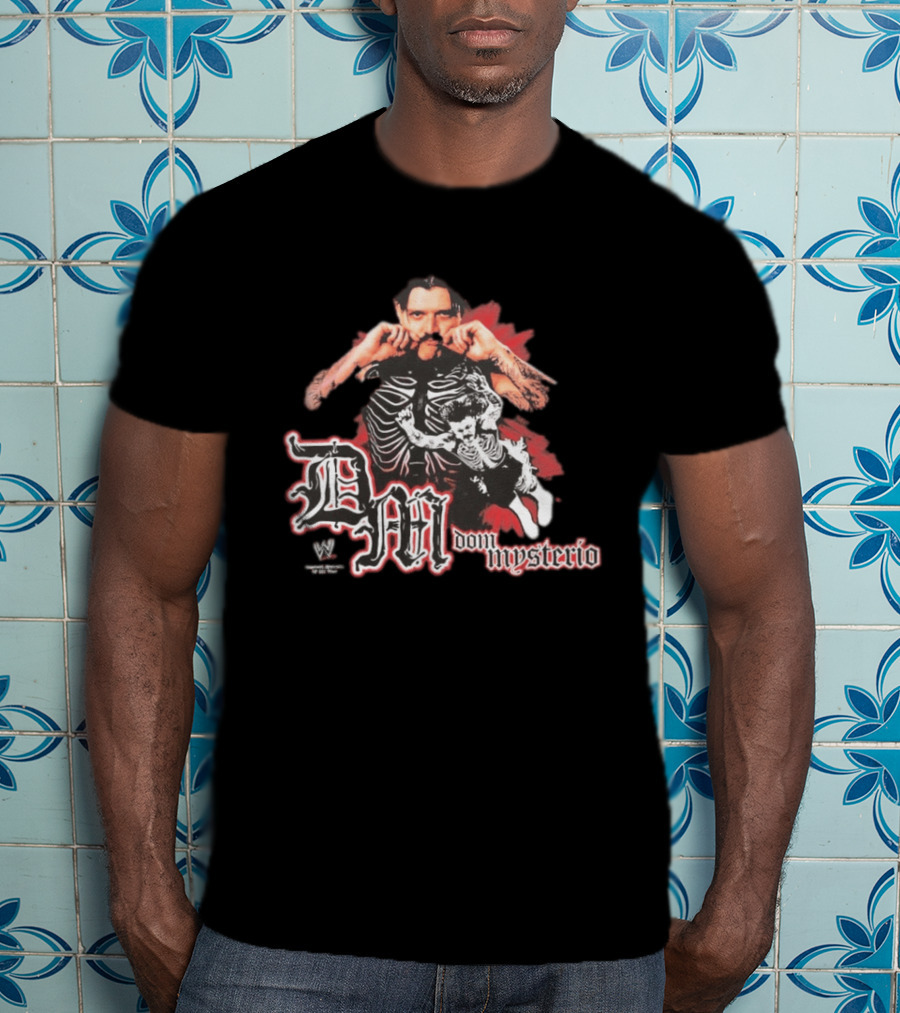DM Dom Mysterio WWE Skeleton T-Shirt