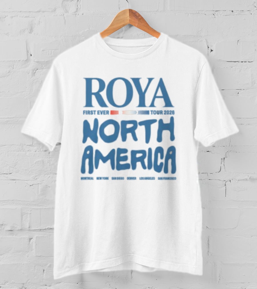 ROYA Store Tour North America 2026 T-Shirt