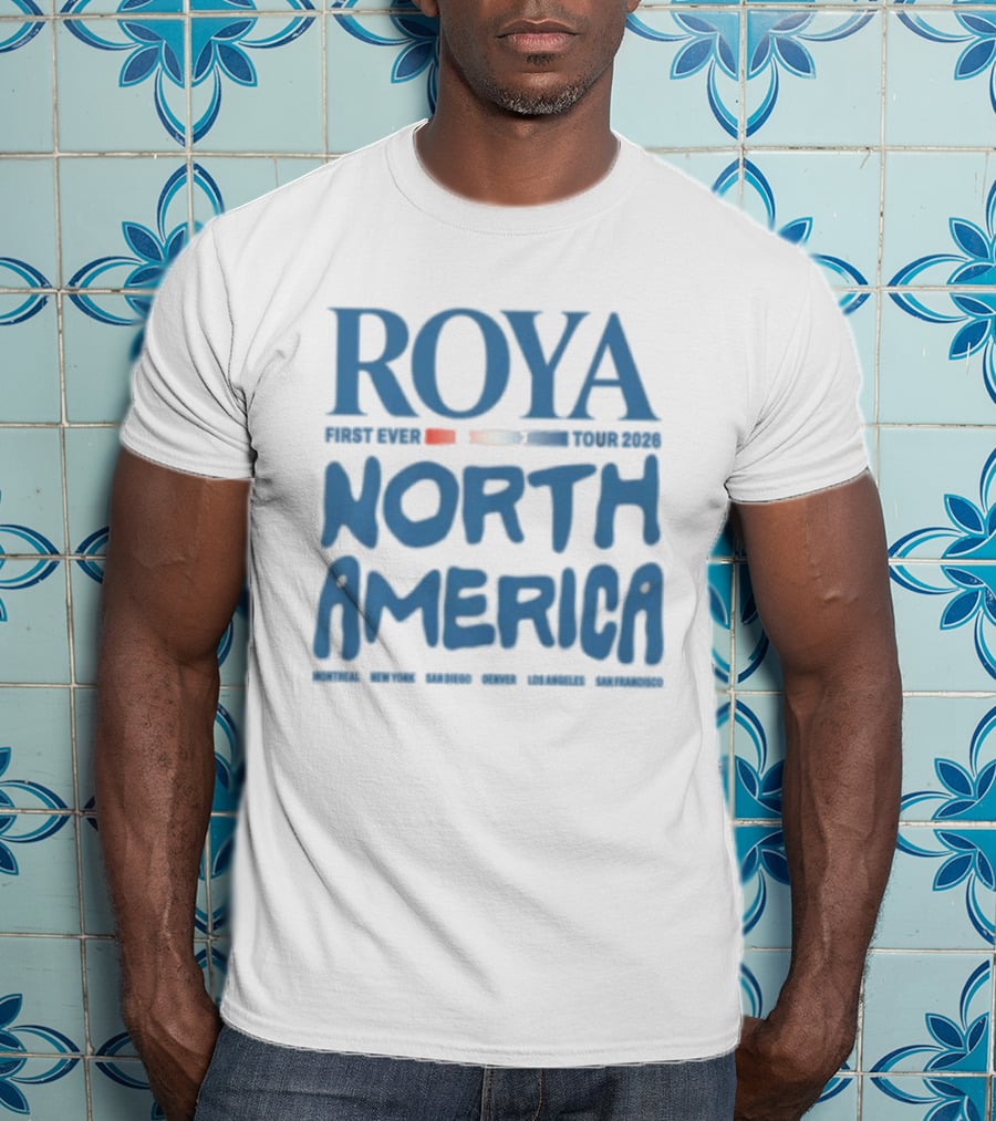 ROYA Store Tour North America 2026 T-Shirt