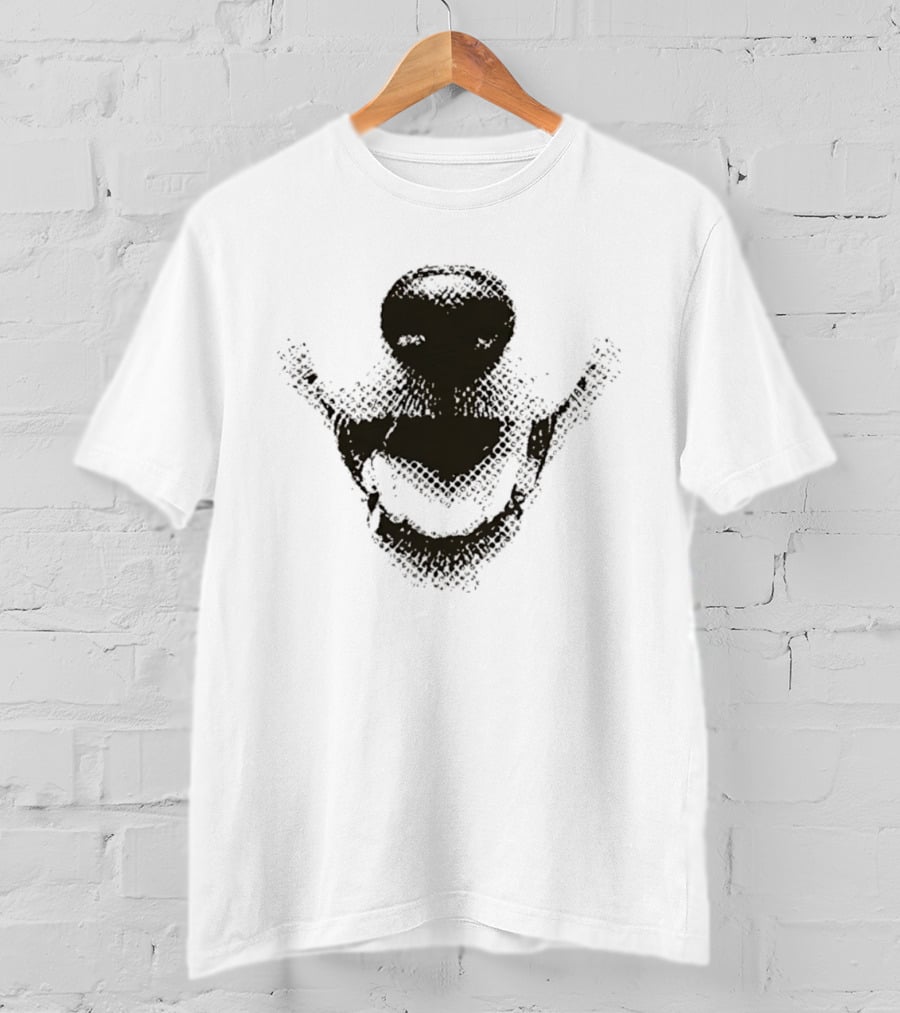 Smiley Neiro Shiba Dotwork T-Shirt